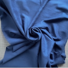 Замша двухсторонняя "Полуночный синий", 25х70 см