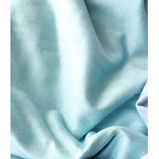 Замша двухсторонняя "Голубой ирис", 25х70 см