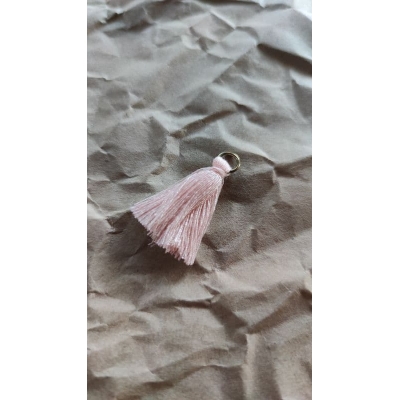 Кисточка хлопок 35 мм, розовый