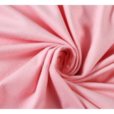 Замша односторонняя "Розовые ракушки", 25х70 см