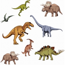 Акриловые фигурки Динозавры, Cristina Petrova