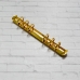 Кольцевой механизм а6 (17,5 см) на 6 колец, диаметр 2 см, золото (крепления в комплекте)