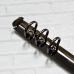 Кольцевой механизм а6 (17,5 см) на 6 колец, диаметр 2 см, черный (крепления в комплекте)