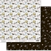 Набор бумаги Счастливая - Tea-Mood, размер 30,5 х 30,5 см, 12 листов: 10 двусторонних + для вырезания и с карточками