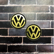 Табличка Volkswagen 3 см, золото