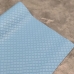 Кожзам на тканевой основе в ромбик, отрез 34х45 см, цвет голубой
