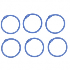 Кольца для творчества  "Синее" набор 6 шт d=3 см