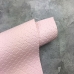 Отрез кожзама на тканевой основе в крестик, 34х45 см, цвет нежно-розовый