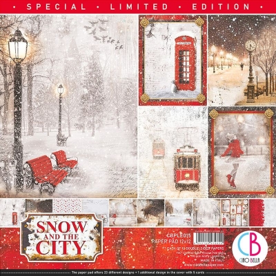 Набор бумаги 30х30 "Snow and the City - LIMITED EDITION" от Ciao Bella
