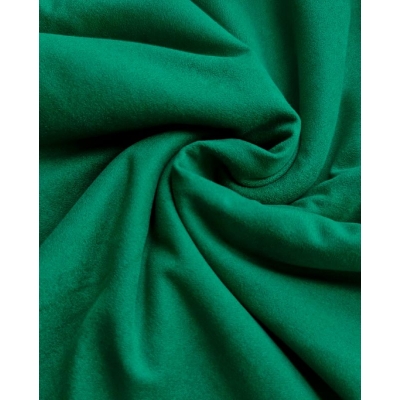 Замша двухсторонняя зеленая "Папоротник", 25х70 см