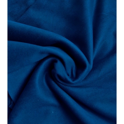 Замша двухсторонняя синяя "Ночь", 25х70 см