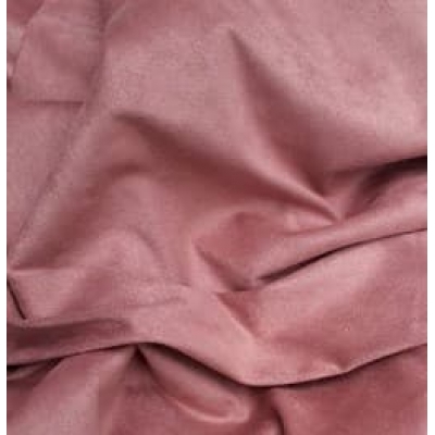 Замша двухсторонняя розовая "Вереск", 50x140 см