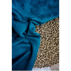 Замша двухсторонняя "Полуночный синий", 50x140 см